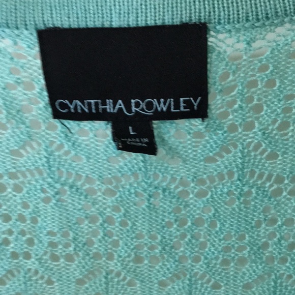 Tri Colored Ombré Crochet Cardigan size Large - Picture 3 of 4